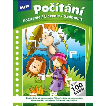 omalovánky Omalovánky se samolepkami Počítání 210x295mm/16s