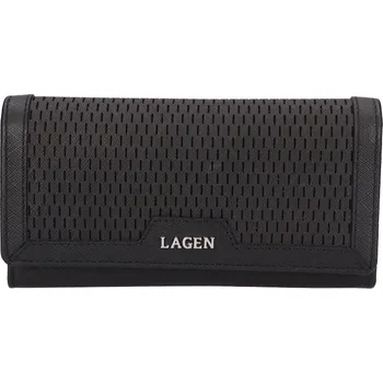 Peněženka Dámská peněženka LAGEN kožená BLC/5704 černá BLK