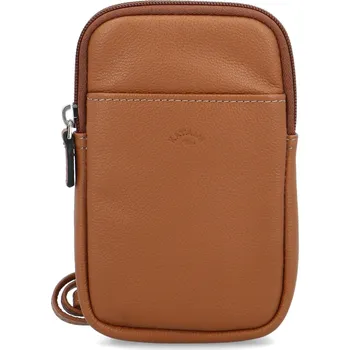 Kabelka Dámská kožená crossbody kapsa hnědá - Katana Soffix hnědá