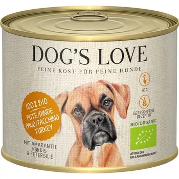 Krmivo pro psa Dog's Love konzerva Bio Krocan 200g