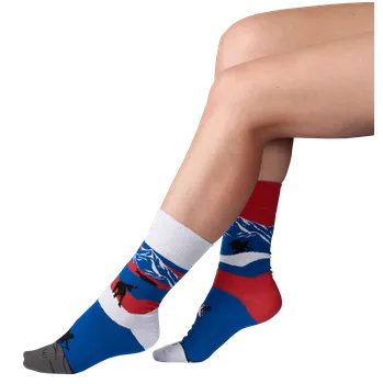 Pánské ponožky Veselé ponožky TETRAO kamzík 35-38