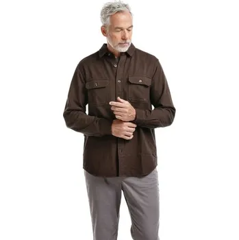 Pánská košile Bushman košile Yura dark brown S