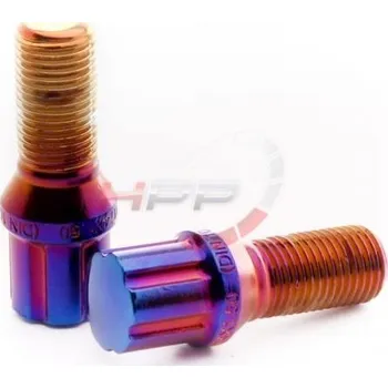 Tuning Sada kolových šroubů Japan Racing JB1 závit M14 x 1,25 - 28mm délka závitu - neochrome