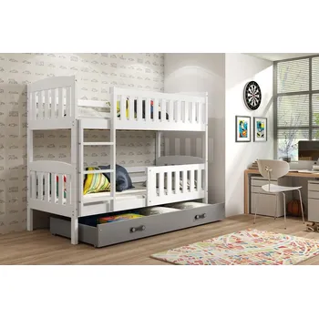 Ložnice Falco Patrová postel Kuba bílá/grafit