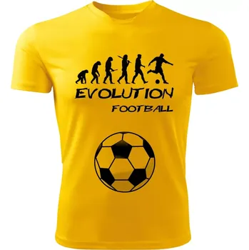 Evolution FOTBAL dětské tričko žluté 134 (dětské tričko EVOLUTION FOOTBALL)