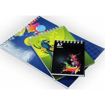 Blok Notesy s kroužkovou vazbou - bloky pro firemní prezentaci Počet ks: 50, Formát tiskovin: A6, Barevnost obálky: Oboustranně barevná (CMYK) bloky pro firemní prezentaci