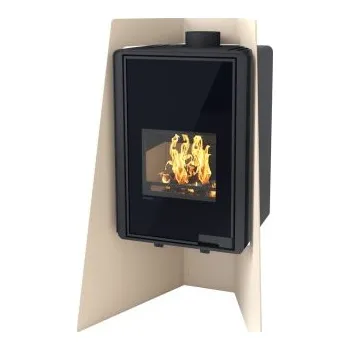 Krbová kamna HS Flamingo s.r.o. HS FLAMINGO DELUXE ISLAND krbová kamna 3-11kW, krémová