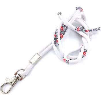 Lanyardy TKANIČKA 2 - tkané kulaté lanyardy Cenové rozmezí: 1000 - 2999 ks, Technologie tisku: Tkaní tkané kulaté lanyardy