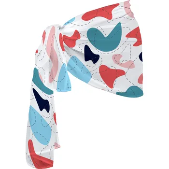 Šátek PAREO - zavinovací šátek / šála na pláž s potiskem Cenové rozmezí: 2000 a více ks, Technologie tisku: Sublimace zavinovací šátek / šála na pláž s potiskem