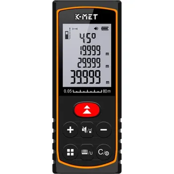 Měřící laser Dálkoměr laserový PROFESSIONAL, NEW DESIGN 60 m K-MET (9040-05-060)