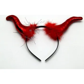 Karnevalová maska Maska Čelenka rohy 880098