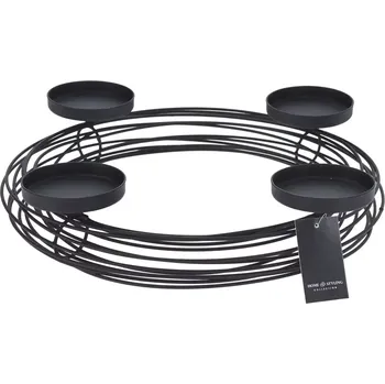 Věnec M.A.T. Group 387036 kulatý svícen 35,5 cm