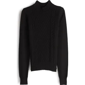 Dámský svetr GATE Pulovr se zaplétaným vzorem 50 624-1464/89