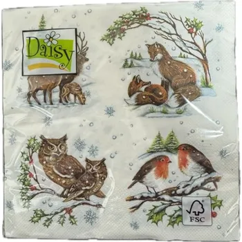 Papírový ubrousek Ditipo Ubrousky 3-V různé druhy 33x33 cm 20 ks