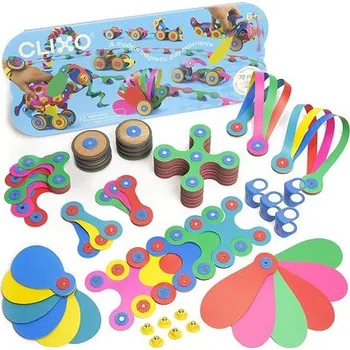 ostatní stavebnice CLIXO Wheel Creator - magnetická stavebnice 72 kusů