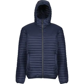 Dámská větrovka Zateplená bunda s kapucí "Honestly Made" TRA 423 navy XS