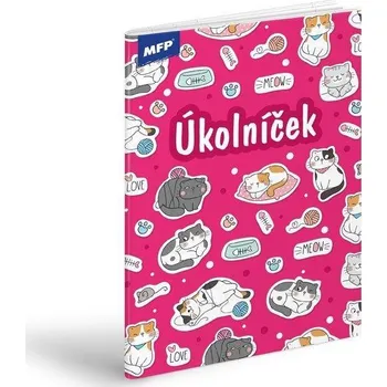 Zápisník Úkolníček s kočkami