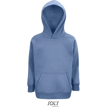 Dívčí mikina Dětská bio raglánová mikina s kapucí Stellar Kids blue 4 Y