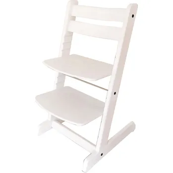 Jídelní židlička Dvěžidle.cz Válek Rostoucí židle Lucie bílá