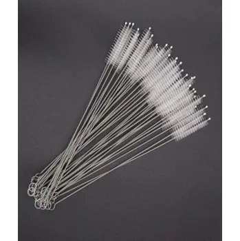 Karnevalový doplněk Kartáč zkum.d10x50x220mm vějíř, drát.držadlo s očkem