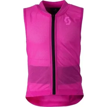 Chránič páteře Scott Vest Protector Jr Airflex neon pink XS