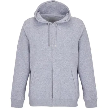 Dámská mikina Unisex mikina s kapucí z těžké bavlny Calipso grey melange XL
