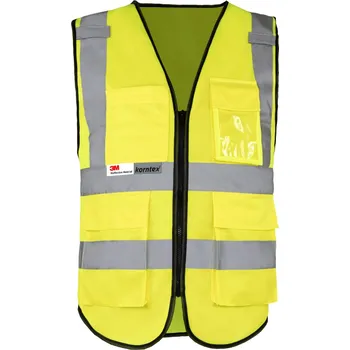 Pracovní oblečení Hi-Vis multifunkční vesta KXPMF – Munich hi vis yellow L/XL