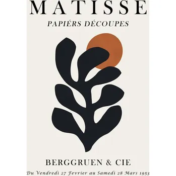 Plakát Plakát, Obraz - Matisse floral 9, Vitor Costa