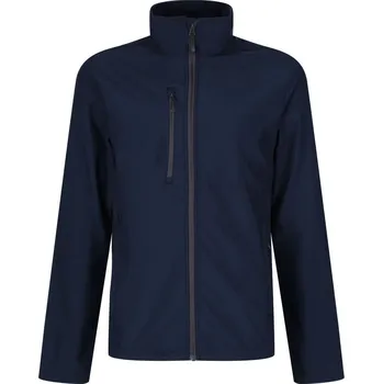 Pánská bunda Pánská 2-vrstvá softshell bunda "Honestly Made" TRA 600 navy 3XL