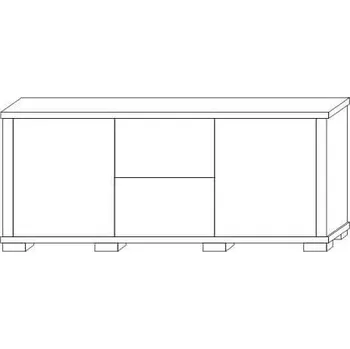 Stolička Komoda 1S + BAR 2DPE KACPER 140 cm