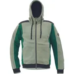 CERVA DAYBORO mikina s kapucí Velikost: 4XL, Barva: zelená