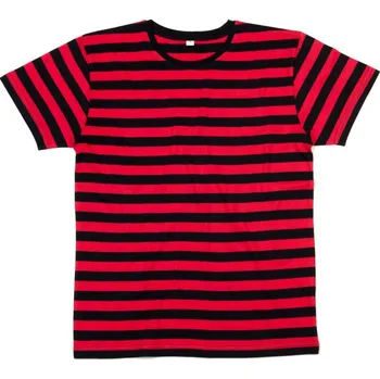 Pánské tričko Pánské pruhované tričko M 109S black-red M