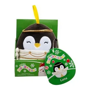 Dětské zboží SQUISHMALLOWS Vánoční ozdoba Andělský tučňák - Luna, 10 cm