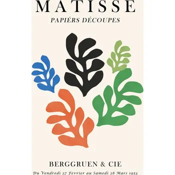 Plakát Plakát, Obraz - Matisse floral 7, Vitor Costa