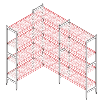 police RMgastro RM - Police 373 / 1770 mm Police kompletní 373x1770 mm (podesty+nosníky) + záruka 3 roky