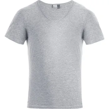 Pánské tričko Pánské tričko "Slim Fit" s výstřihem do V 3082 sports grey 5XL