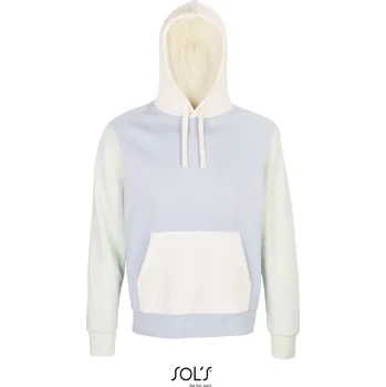 Dámská mikina Unisex mikina s kapucí z bio bavlny creamy blue XXL