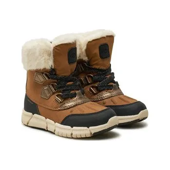 Dívčí sněhule Geox Sněhule J Flexyper Girl B Ab J46APA 0AU50 C6175 M Hnědá 31