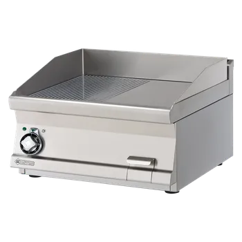 RMgastro RM - FTLRT-66ET Grilovací deska 60x45 elektrická kombinovaná bez podestavby 400 V + záruka 3 roky