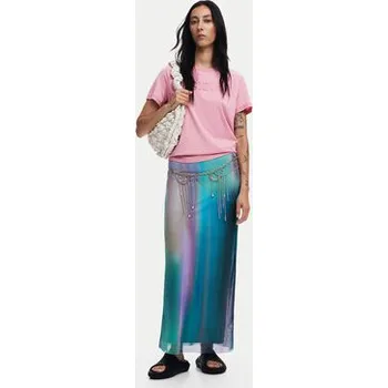 Dámské tričko Desigual T-Shirt Brandy 24WWTK24 Růžová Regular Fit S