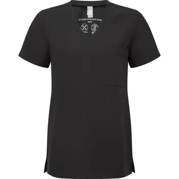 Zdravotnický oděv Dámský elastický kazak s výstřihem do V NN 300 black XL