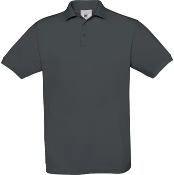 Pánské tričko Piqué polo Safran dark grey L