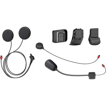 Interkom na motorku držák na přilbu s příslušenstvím pro headset 50C SOUND BY Harman Kardon (sluchátka + mikrofon), SENA, M143-206