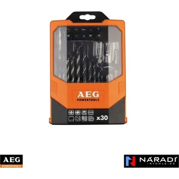 Bit Sada vrtáků a šroubovacích bitů AEG AAKDD30, 30ks (Výprodej!)