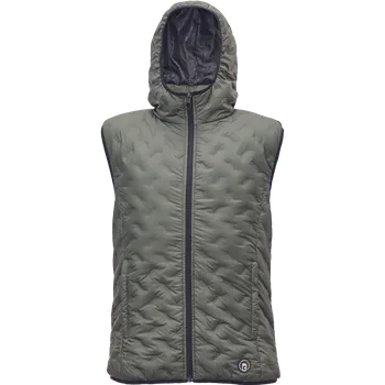 Pánská bunda CERVA NEURUM péřová vesta Velikost: XS, Barva: khaki