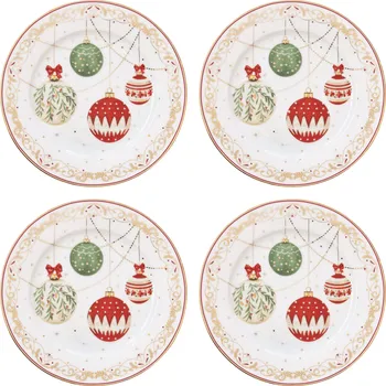 Talíř Porcelánové dezertní talíře Christmas Eve
