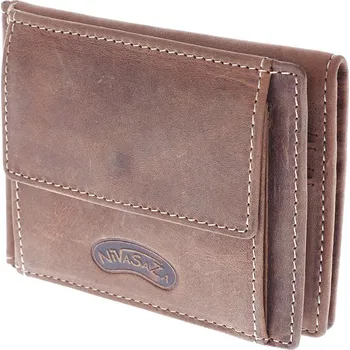 Peněženka Nivasaža N58 Broušená hnědá