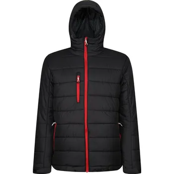 Dámská větrovka Thermo bunda "Navigate" black-classic red XXL