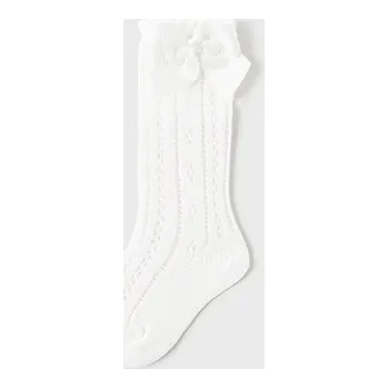 Pletené ponožky s mašličkou Mayoral 10399/87 - vel. 92, 98 - 98 (3 roky)