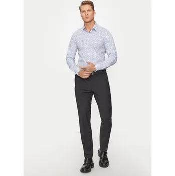 Oblečení a móda Calvin Klein Košile Floral K10K113175 Modrá Slim Fit 37